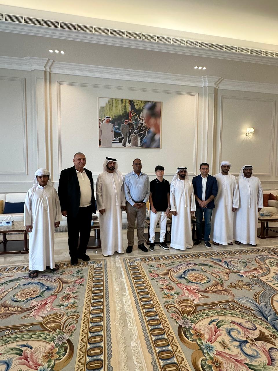 Group photo in the Majlis