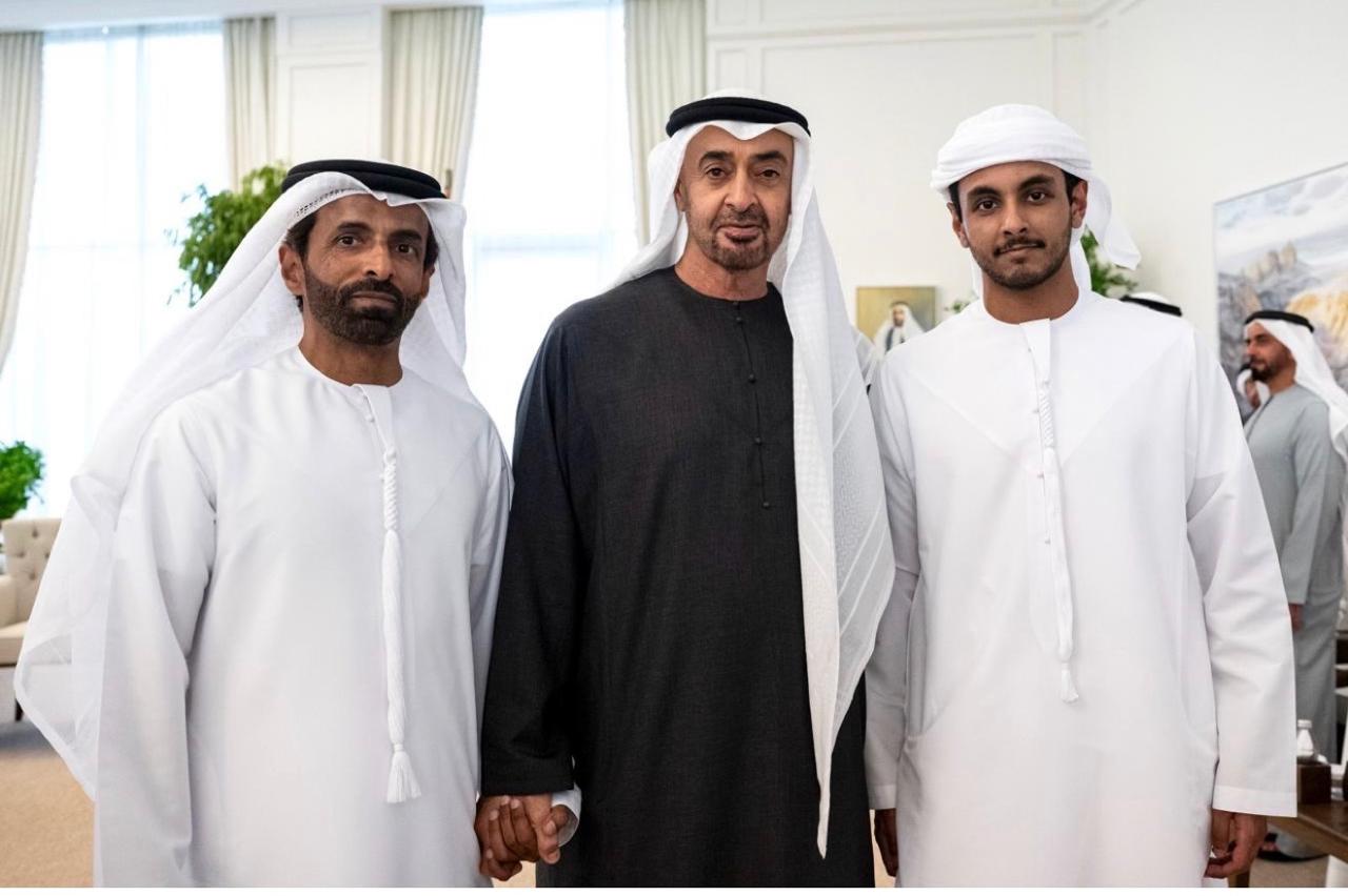 With His Highness Sheikh Mohamed bin Zayed